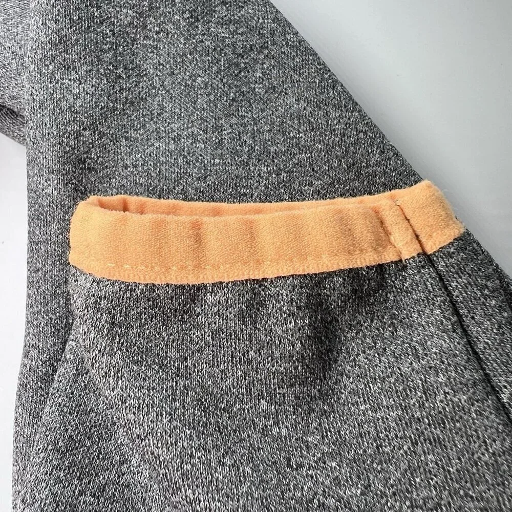 Nike Dri-Fit Hoodie 24 Months Full Zip Up Tri Color Toddler Red Orange Grey